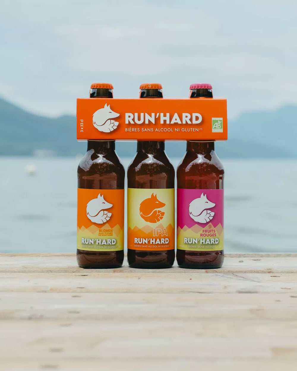 Bière BLONDE sans alcool ni gluten 33cl - RUN'HARD