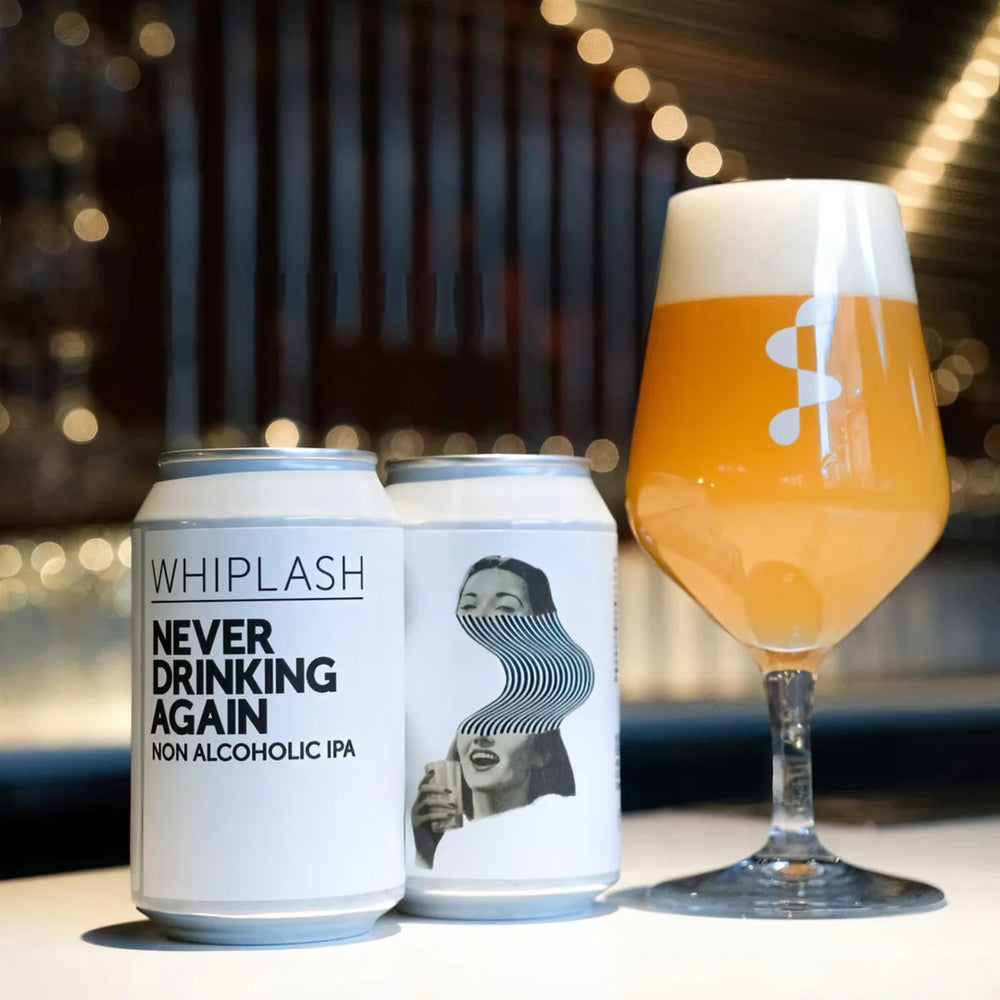 Bière Never Drinking Again - Hazy IPA - Whiplash sans alcool 0,5%